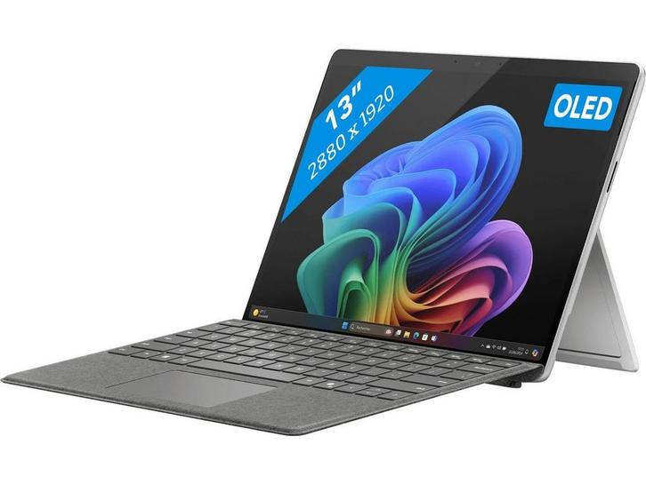Microsoft Surface Pro Copilot+ - PC - OLED Snapdragon X, Computers en Software, Windows Laptops, Zo goed als nieuw, Verzenden