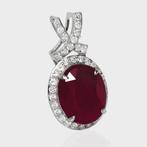 Zonder Minimumprijs - Hanger - 14 karaat Witgoud, IGI 6,79