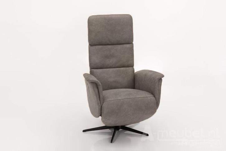 Relaxfauteuil Arkel - relaxfauteuils - Grijs, Huis en Inrichting, Stoelen, Grijs, Nieuw, Stof