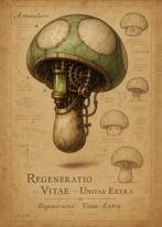 AT9 - [Canvas XL] REGENERATIO VITAE - SUPER MARIO MUSHROOM, Nieuw