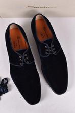 SANTONI - UK 9.5 / 43.5 - WING TIP / Velours - Veterschoenen, Kleding | Heren, Nieuw