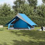 vidaXL Tenten met dak Blauw 256 x 266 x 185 cm Polyester, Verzenden, Nieuw