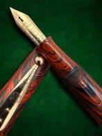 Pluma estilográfica - Watermans - Ideal No. 7 Red Ripple -, Nieuw