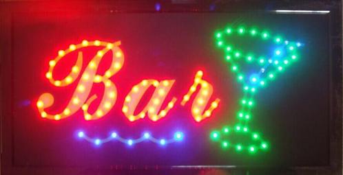 Bar drank cafe LED bord lamp verlichting lichtbak reclamebor, Verzamelen, Merken en Reclamevoorwerpen, Nieuw, Verzenden