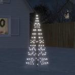 vidaXL LED-kerstboom aan vlaggenmast 200 LEDs koud wit 180, Verzenden, Nieuw