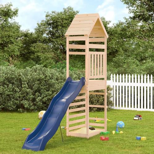 vidaXL Speelhuis massief grenenhout, Kinderen en Baby's, Speelgoed | Buiten | Speeltoestellen, Nieuw, Verzenden