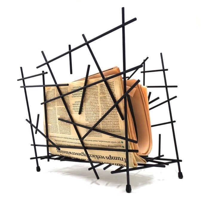 Alessi - Fratelli Campana - Tijdschriftenhouder - oplappen -, Antiek en Kunst, Kunst | Designobjecten