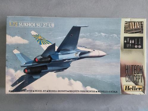 Heller 80550 Sukhoi Su 27 UB 1:72 High Tec Concept, Hobby en Vrije tijd, Modelbouw | Vliegtuigen en Helikopters, Heller, Verzenden