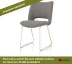 XOOON Kodi eetkamerstoel Brioni boucle stof/metaal - Wit, Huis en Inrichting, Stoelen, Ophalen of Verzenden, Nieuw, Overige materialen