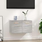 vidaXL Wandkast 60x36,5x35 cm bewerkt hout grijs sonoma, Verzenden, Nieuw