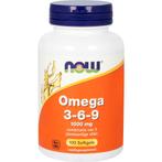 NOW Omega 3-6-9 1000 mg - 100 softgels, Verzenden, Nieuw