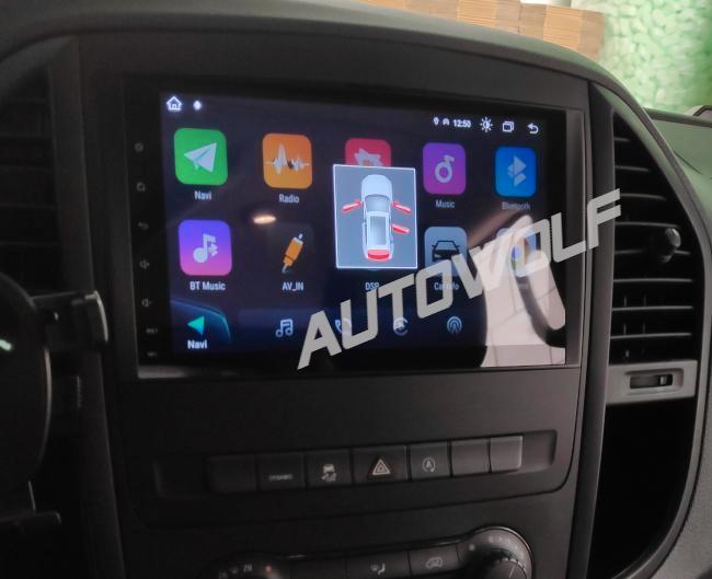 Mercedes Android autoradio navigatie gps radio vito sprinter, Auto diversen, Autonavigatie, Nieuw, Verzenden