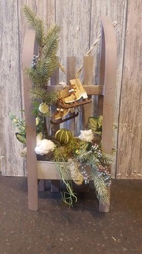 Houten Slee Grijs 21x51 cm per stuk beschikbaar voor biedingen