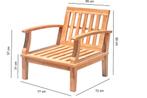 Teakea - Teak Loungeset Jakarta, Tuin en Terras, Tuinsets en Loungesets, Verzenden, Nieuw, Teakhout