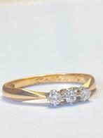 Zonder Minimumprijs - Ring - 18 karaat Geel goud Diamant, Sieraden, Tassen en Uiterlijk, Ringen, Nieuw