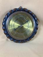 Aneroid barometer - Hout, Koper, Glas - Met eiken kabelrand, Antiek en Kunst