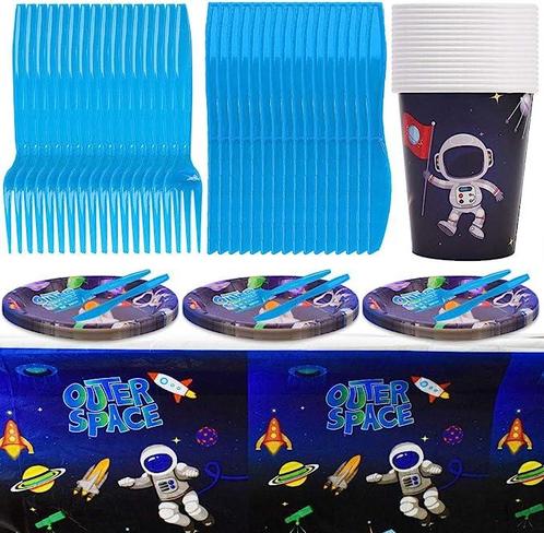 Feest Decoratie Set - Kinder Verjaardag - Astronaut Thema -, Hobby en Vrije tijd, Feestartikelen, Nieuw, Verzenden