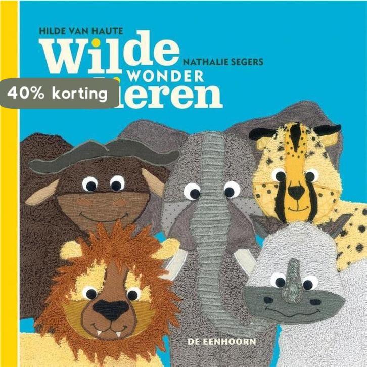 Wildewonderdieren 9789462912113 Hilde van Haute, Boeken, Kinderboeken | Baby's en Peuters, Gelezen, Verzenden