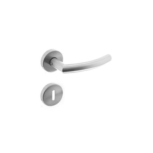 Intersteel Deurkruk Halfrond Hoek 90° op rozet geveerd met, Doe-het-zelf en Verbouw, Hang- en Sluitwerk, Nieuw, Verzenden
