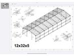 Veiling - Staalconstructie 12 x 32, Doe-het-zelf en Verbouw, Nieuw