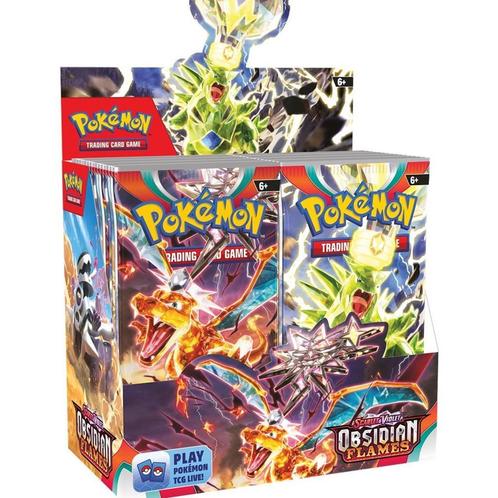 Booster Box Obsidian Flames | Pokemon kaarten, Hobby en Vrije tijd, Verzamelkaartspellen | Pokémon, Boosterbox, Nieuw, Foil, Verzenden