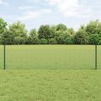 vidaXL Kipgaas Omheiningset Set van 2 Groen PVC, Metaal 25 x, Verzenden, Nieuw, IJzer