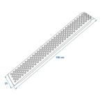 ProPlus Oprijplaat aluminium - 150 x 21 cm - 200 kg draag..., Auto diversen, Aanhangwagen-onderdelen, Ophalen of Verzenden, Nieuw