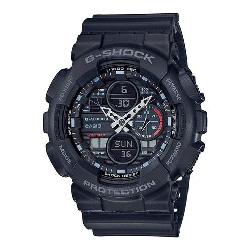 Casio - GA-140 - black, Sieraden, Tassen en Uiterlijk, Horloges | Dames, Verzenden