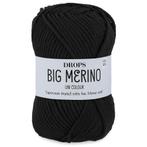 DROPS Big Merino Uni Colour - 04 zwart - Wol Garen, Hobby en Vrije tijd, Breien en Haken, Ophalen of Verzenden, Nieuw