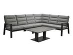 Loungeset / Hoekset Grace Antraciet 5-delig, Ophalen of Verzenden, Nieuw