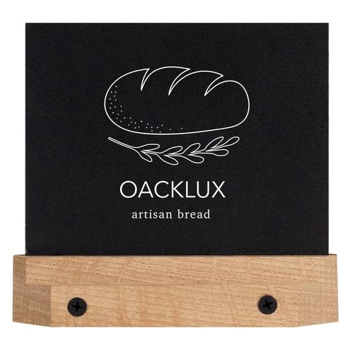 Tafelkrijtbordje OACK Mid Century Small Eiken, Zakelijke goederen, Kantoor en Winkelinrichting | Kantoormeubilair en Inrichting