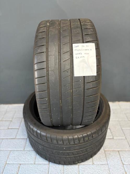 305/30/21 MICHELIN PILOT SPORT 4S 6,5MM 2 STUKS 400,-(4023), Auto-onderdelen, Banden en Velgen, 21 inch, BOVAG lid, Stiba lid