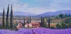 Domenico Ronca (1964) - The lavender field - Provence, Antiek en Kunst