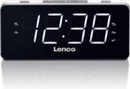 Wekkerradio met LED Display - Wit Lenco CR-18 (Wekkers), Witgoed en Apparatuur, Wekkers, Verzenden, Nieuw