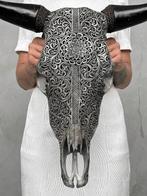 Geen reserveprijs - Authentieke grote grijze gebeitelde