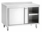 Bartscher Werkkast met Schuifdeur+Spatrand | 200x70x(H)85cm, Verzenden, Nieuw in verpakking