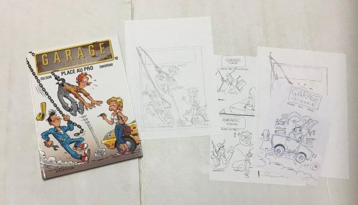 Garage Isidore T12 + crayonné original de la couverture - C, Boeken, Stripboeken