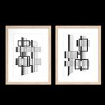 Eugene Eechaut (1928-2019) - Paire de peintures abstraites, Antiek en Kunst