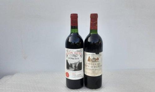 1983 Clos René, Pomerol & 1986 Château Yon-Figeac,, Verzamelen, Wijnen