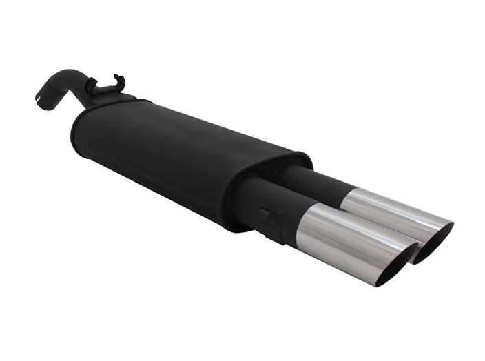 Novus sportuitlaat Vw Golf 2 2x76mm MS einddemper, Auto-onderdelen, Uitlaatsystemen, Nieuw, Verzenden