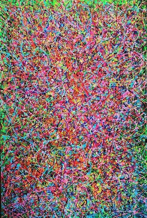Giovanni Daurea (1955) - Tripudio di colori 2 (XXL), Antiek en Kunst, Kunst | Schilderijen | Modern