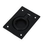 Luikring zwart 85x62 mm, Doe-het-zelf en Verbouw, Hang- en Sluitwerk, Verzenden, Nieuw