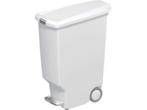 Simplehuman Slimline Prullenbak - 40 l - Plastic - Wit, Verzenden, Zo goed als nieuw