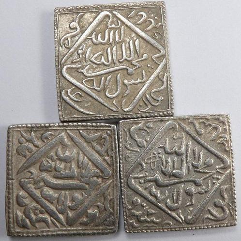 ISLAMITISCHE. India. Lot of 3 BI Mosque Tokens 19th-20th, Postzegels en Munten, Munten | Europa | Niet-Euromunten