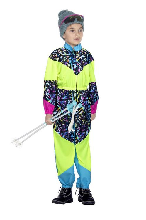 Skipak 80s Neon Kind Felix, Kleding | Heren, Carnavalskleding en Feestkleding, Nieuw, Ophalen of Verzenden