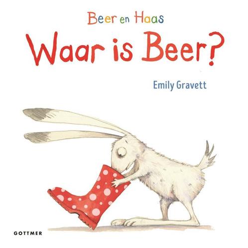 Waar is Beer? / Beer en Haas 9789025766719 Emily Gravett, Boeken, Kinderboeken | Baby's en Peuters, Gelezen, Verzenden