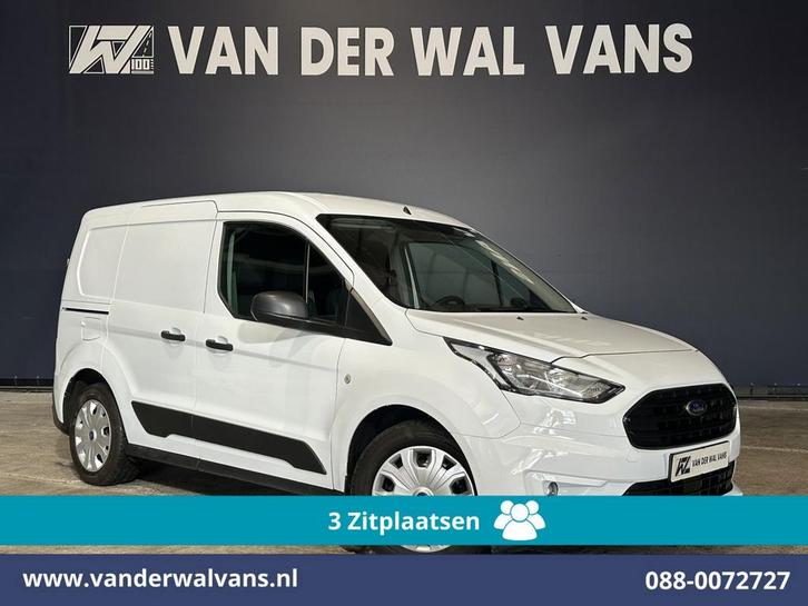Ford Transit Connect | 1.5 EcoBlue L1H1 Euro6 Airco | 3-Zits, Auto's, Bestelauto's, Dealer onderhouden, Te koop, Handgeschakeld