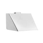 Toiletrolhouder Sapho Soul 15.6x12 cm met Klep Chroom, Ophalen of Verzenden, Nieuw, Chroom, Bad