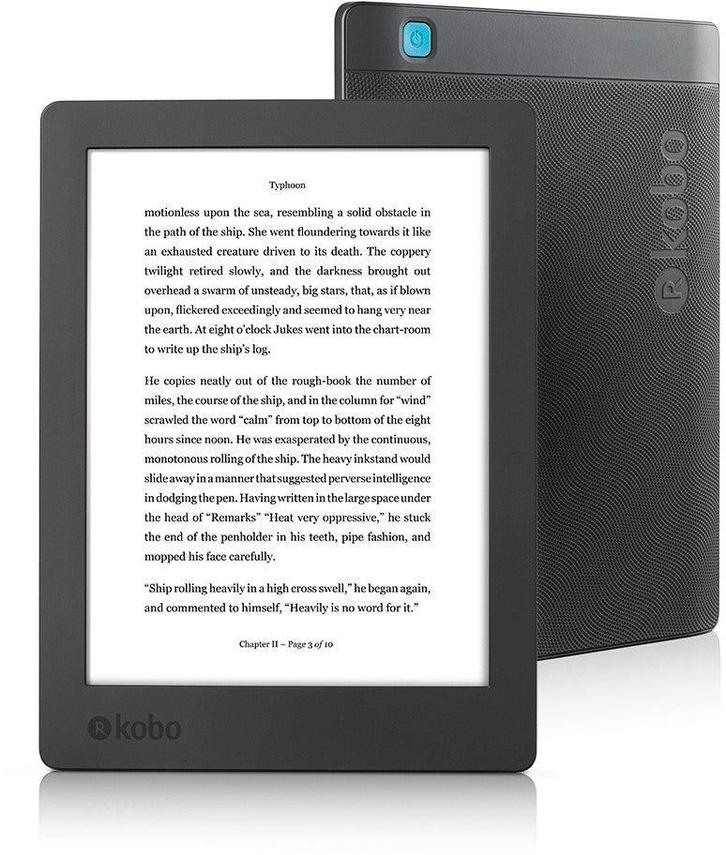 Kobo Aura H2O Edition 2 - E-reader 6.8 Inch - Zwart, Computers en Software, E-readers, Zo goed als nieuw, Verzenden