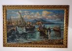 Giovanni Cenna (1898-?) - Pescatori su golfo di Napoli - XL